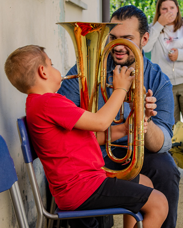 Lezione di Euphonium con Andrea Carchedi